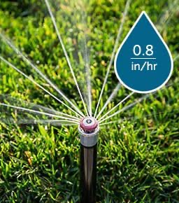 Hunter MP Rotator nozzle with its rotating streams