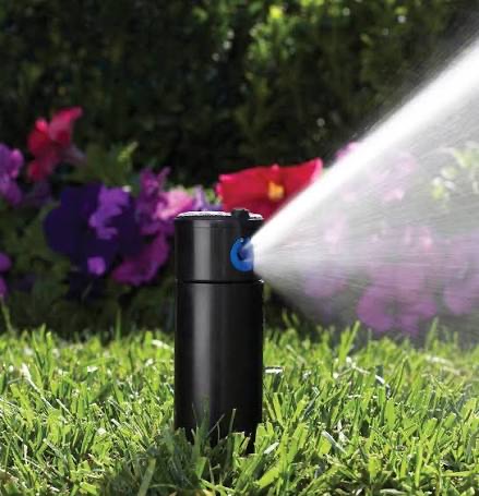 Hunter PGP rotor head watering a lawn